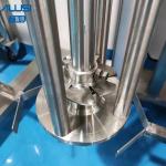 Cosmetic Cream Pneumatic Homogenizer Mixer Laboratory High Shear Emulsifier