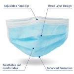 Breathable Disposable Earloop Face Mask Folded Design For Medical And Clinic