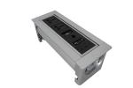 RJ45 Network Flip Up Sockets Silvier Color 180 Degrees Rotation Elegant