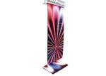 16 Bits 3528 SMD LED Curtain Display , Ultra Slim Flexible LED Screen 6mm 360
