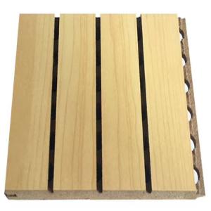 Wholesale Noise Absorbent Fiber Polyester Wooden Sound Absorption Wall Panel For Cinema from china suppliers