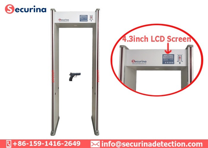 Multi Area Alarm Walk Through Security Detector 255 Level High Sensitivity 8 Detection Zones