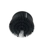 LED Round Extruded Aluminum Heatsink , Round Heat Sink Extrusion Machined Metal