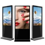 43 Inch Floor Standing Digital Signage Display 178 Degrees FCC Approval