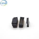 0.8mm 2x12 Pin Circuit Board Connector Height 3-8.5mm female golden plated