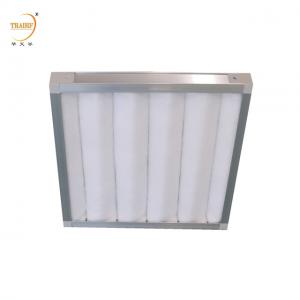 China G4 Synthetic Fiber Efficiency Washable Pleated Panel Air Filters Pre Filter on sale