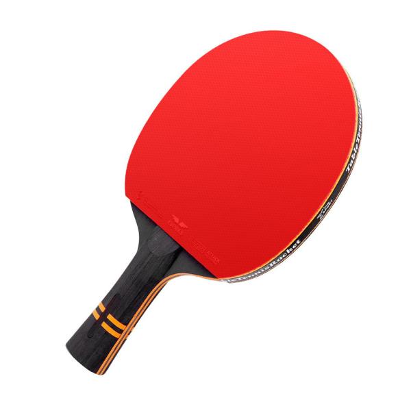 Carbon Fiber Blade Material Table Tennis Rackets with Pure Wood Paddle and 5