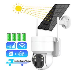 Wholesale GSM Tuya Solar Digital CCTV Smart PTZ Camera With Sim Card from china suppliers