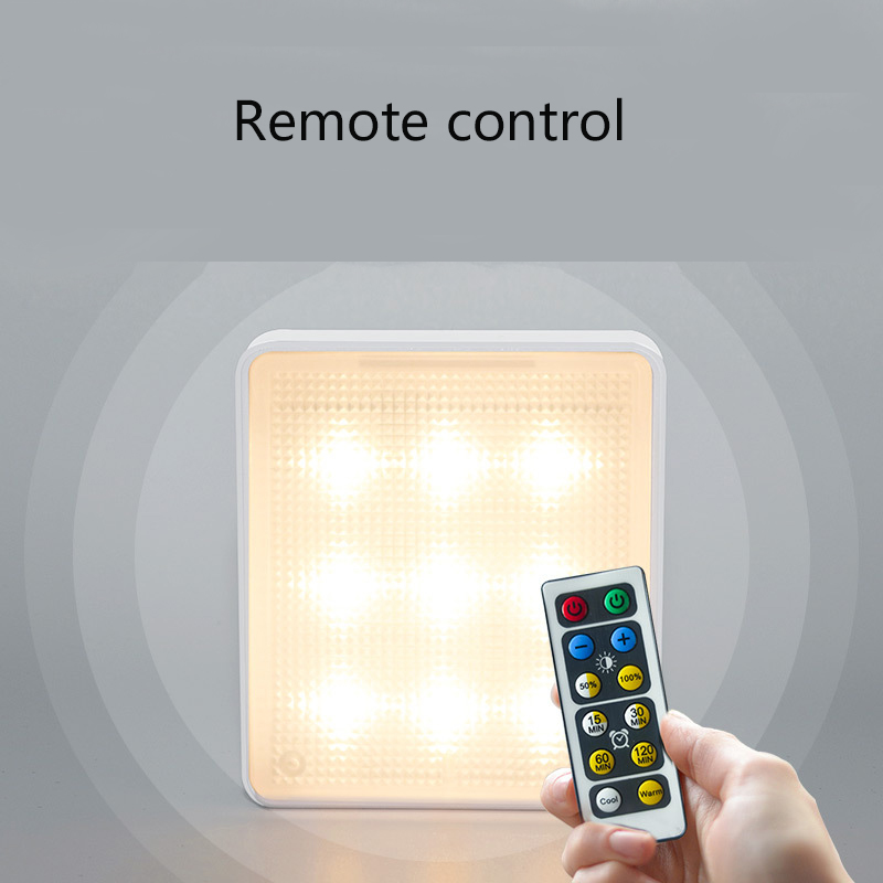 Dual Color Dimmable 6000K 0.5watt Remote Control Under Cabinet Light