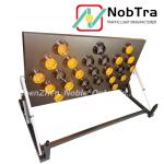 25 Amber LED Trailer or Vehicle Mount Solar/Battery Power Arrow Signs