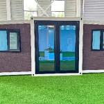 Aluminum Windows And Steel Doors Prefab Container Homes House For High Wind Load