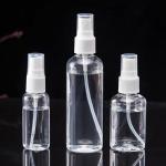 Empty 30ml 50ml 60ml 100ml Clear Blue Green Black Pink PET Plastic Mist Spray