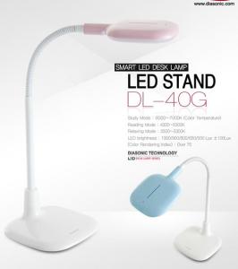 Wholesale Pink 7 Watt 40000 Hours Life Time Flexible Table Led Desk Lamp Clamp 6000K ~ 7000K from china suppliers