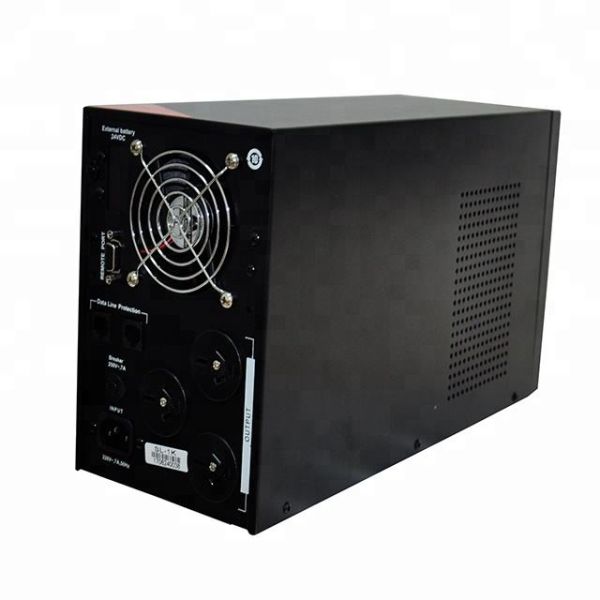 Visench UPS Back 220V 1000VA /700W UPS Uninterruptible Power Supply LCD Display 1KVA Line Interactive UPS Battery Backup