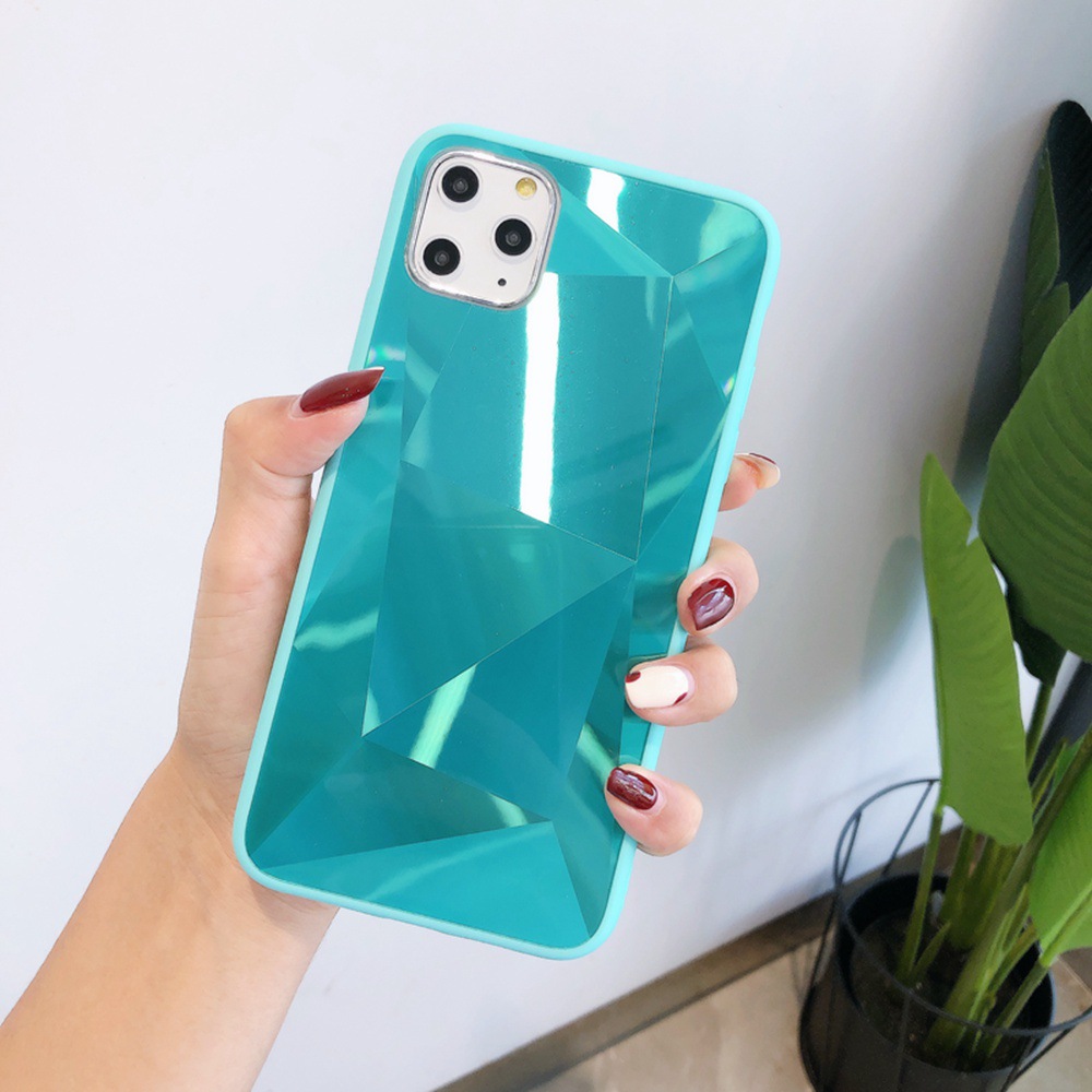 Custom Blue TPU Acrylic Shockproof Cover For Iphone 11 Pro Max Mobile Cell Phone Case