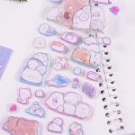 Eco Friendly Custom Design Stickers For Kids Cute Cartoon 3D EVA Foam Epoxy PVC