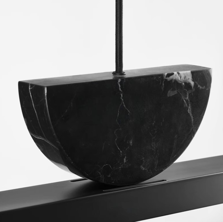 Direct sales new style all-copper bar minimalist strip lamp restaurant marble modern smart all-copper designer office