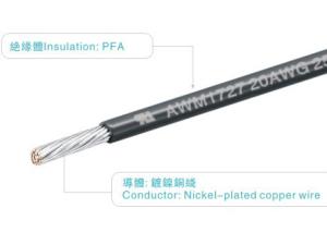 Wholesale AWM1727 20AWG PFA Insulated Wire UL758 600V / 250C Black For Heater Industrial Power from china suppliers
