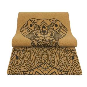 Wholesale Cork Yoga Mat,Patterned Design, thermal transfer printing ECO-Friendly Yoga Mat,Gym Mat from china suppliers