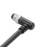 Industrial Connector M8 Injection Molded Circular Waterproof Connector Male