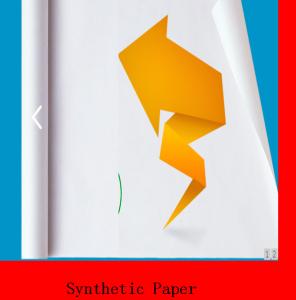 Wholesale 150um PP synthetic paper matte surface both sides printable from china suppliers