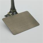 pvd color coating antique bronze stainless steel panel sheet astm 304 quality on