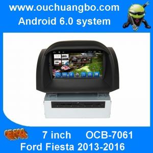 China Ouchuangbo auto dvd radio for Ford Fiesta 2013-2016 with android 6.0 gps navi biuetooth HD video on sale