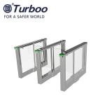 Electronic Baffle Swing Barrier Gate 24VDC Brushed Motor For Building Entrance