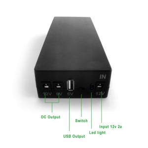Wholesale DC Mini UPS 12V Backup Power Supply Dc 5v 9v 12v Ups For Wifi Router 5600mah 10400mah 20000mah from china suppliers