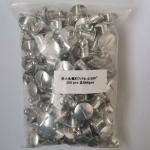 Aluminum Quarter Turn Dzus With 1" Large Head 7/16" x.500 Silver Sprint Car