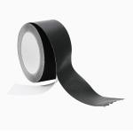 Black Lacquered Aluminum Foil Tape With Solvent Acrylic Adhesive