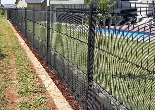 Powder Coated Galvanised Anti Climb Fencing 2.4m 358 Security Mesh
