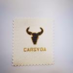 Fashion And Lovely Oxhead Custom Clothing Patches Electroplating Embroidery