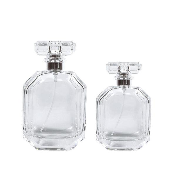 Custom Luxury 50ml 100ml Square Spray Glass Perfume Bottle Perfume Packing