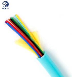 Wholesale Indoor 12 Core Multi Mode Fiber Optic Cable Distribution Tight Buffer GJFJV from china suppliers