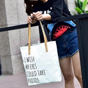 Wholesale hot new fashion style environmental material tyvek bag dupont paper bag hand bag,durable washable tote shopping paper ty from china suppliers