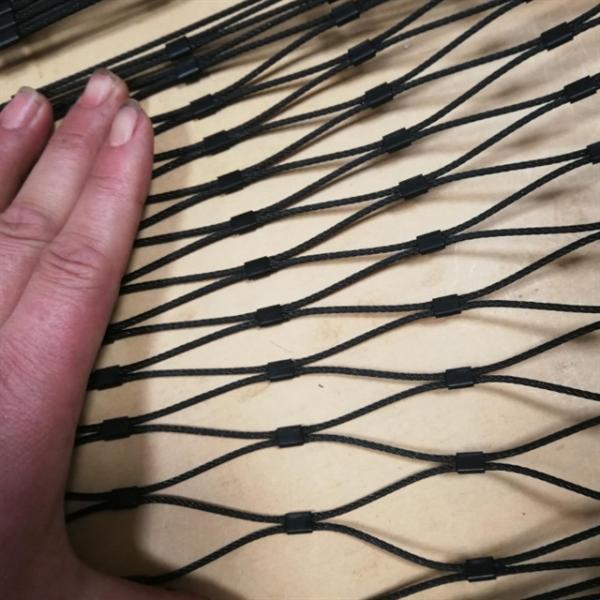 Stainless Steel 304 Black Oxide Wire Rope X Tend Cable Mesh For Balcony