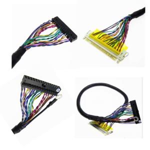 Wholesale Lvds Harness 30 Pin Connector Cable Assembly Manufacture with AWG26-28 Wire Gauge UL VW-1 Jacket from china suppliers