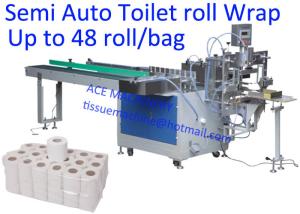 Wholesale CE 48 Rolls / Bag Toilet Paper Packaging Machine from china suppliers