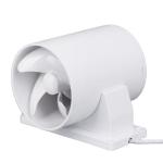 Low Noise 5 Inch White Greenhouse Grow Tent Wall Mount Extractor Exhaust Fan for
