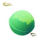 Sphere Shape Organic Fizzy Scented Bath Bombs With Jewelry Shrinking Wrapped