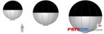 Weather Proof Mattress Shape Artemis Film Lighting Balloon