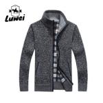 Autumn Thicken Plus Polyester Black Thick Velvet Sweater Utility Male Clothing