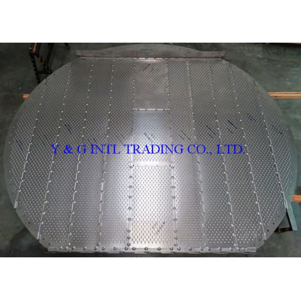 High Productiom Capacity Fixed Valve Tray Stainless Steel Material