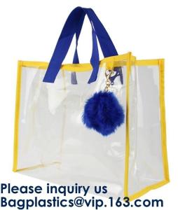 Wholesale Women Summer Casual Tote Bag New High Quality Candy Color Hologram Bag Female Transparent Clear Beach Pvc Plastic Bag from china suppliers