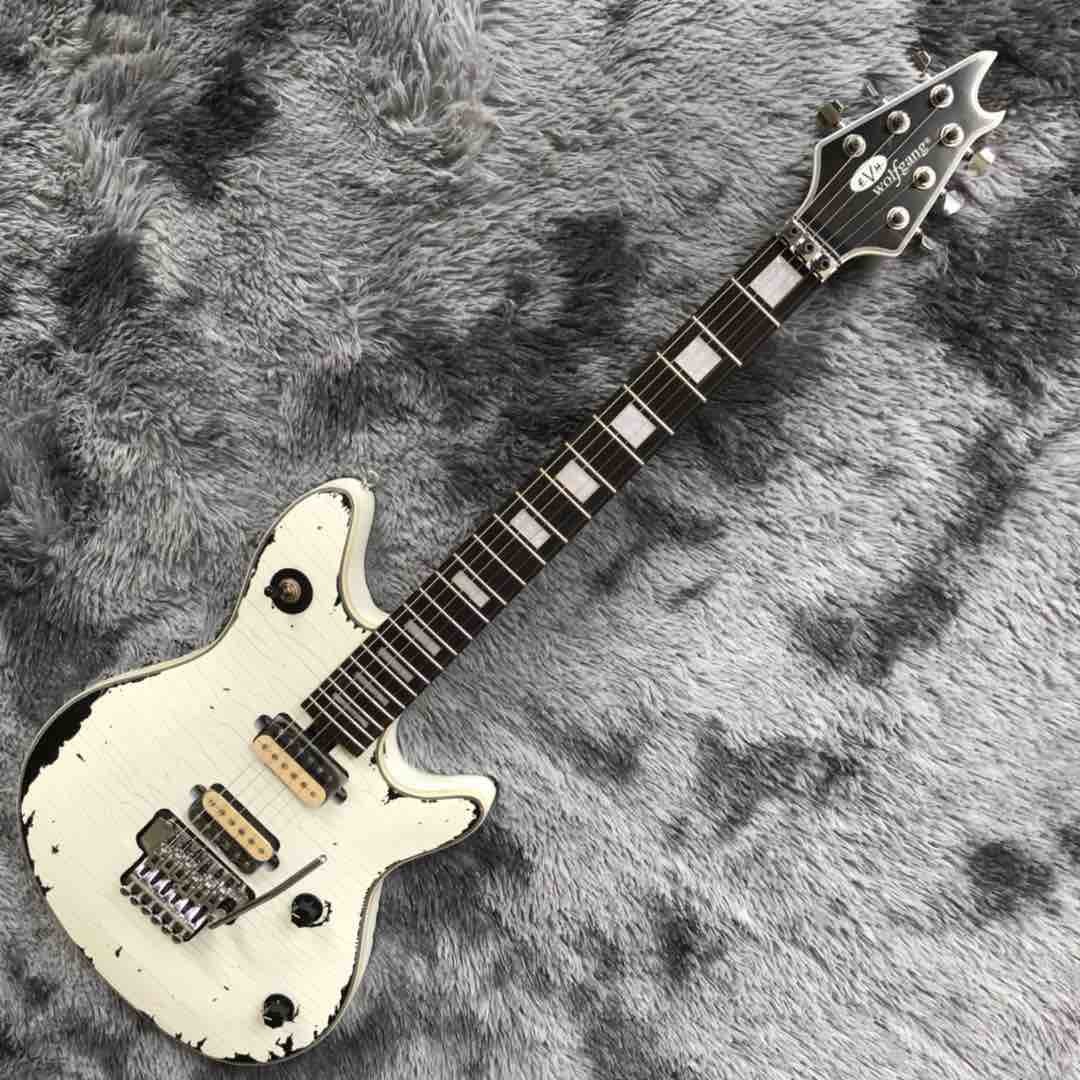 Prince Clouds Relic EVH Wolfgang VS Eddie Van Halen Sunburst Wolf Electric Guitar