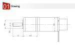 Garbage Recyling Door Gear Motor