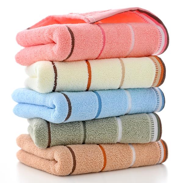 Child Age Group Cotton Embroidery Soft Face Washcloth for Household Towel