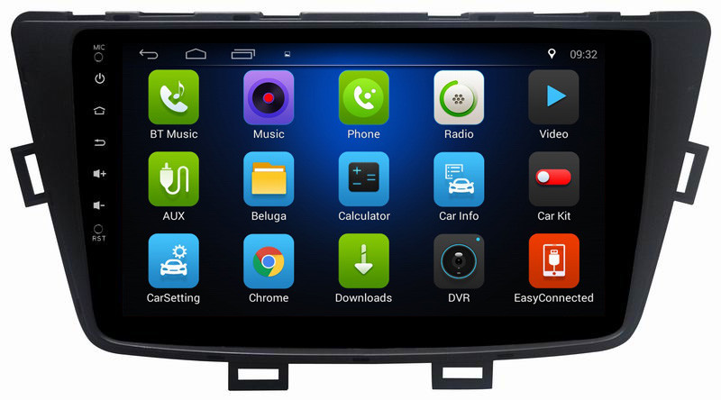 Ouchuangbo car audio gps android 8.1 for Baic Senova X55 2015 support BDDR3 2GB 1080 Video USB