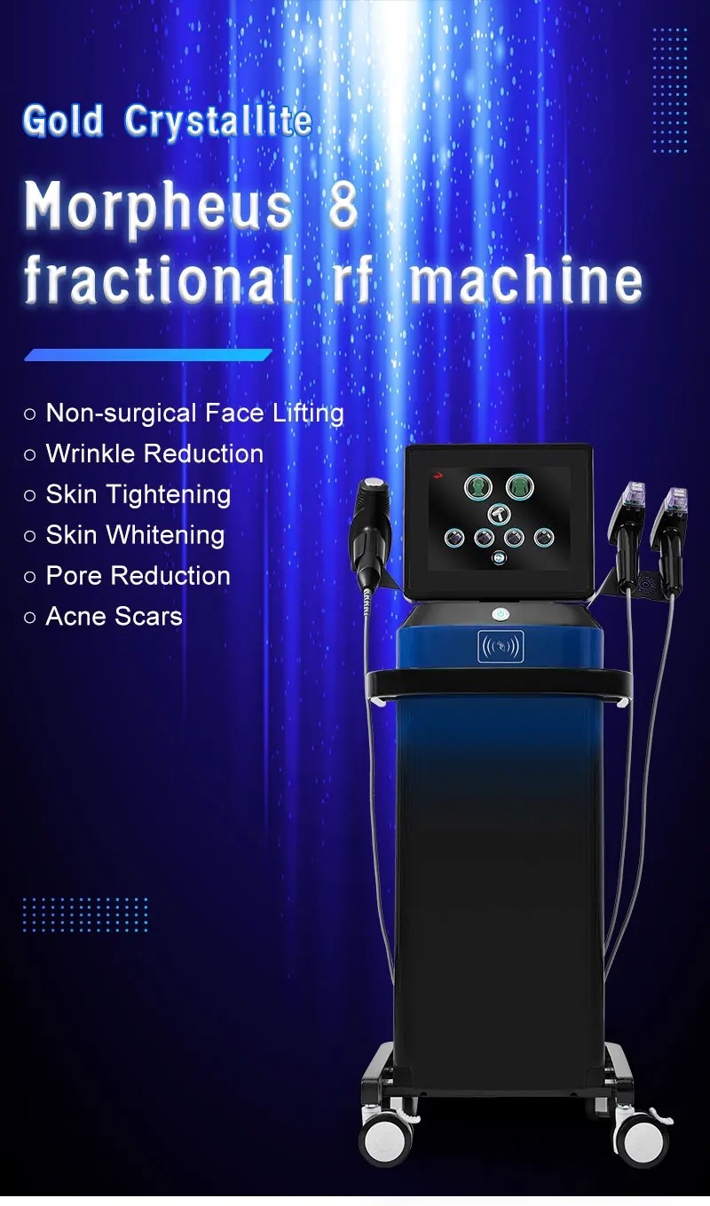 2024 Morpheus8 Radio Frequency Micro Needling Machine With Ice Hammer For Your Skin Scar Acne Scar Stretch Marks